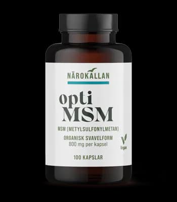 Närokällan OptiMSM 100 kapslar, bäst före nov 2025